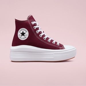 maroon converse platform